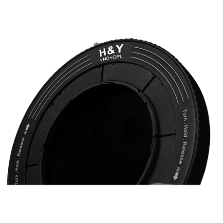 H&Y REVORING variabilní adaptér s polarizačním a variabilním ND filtrem